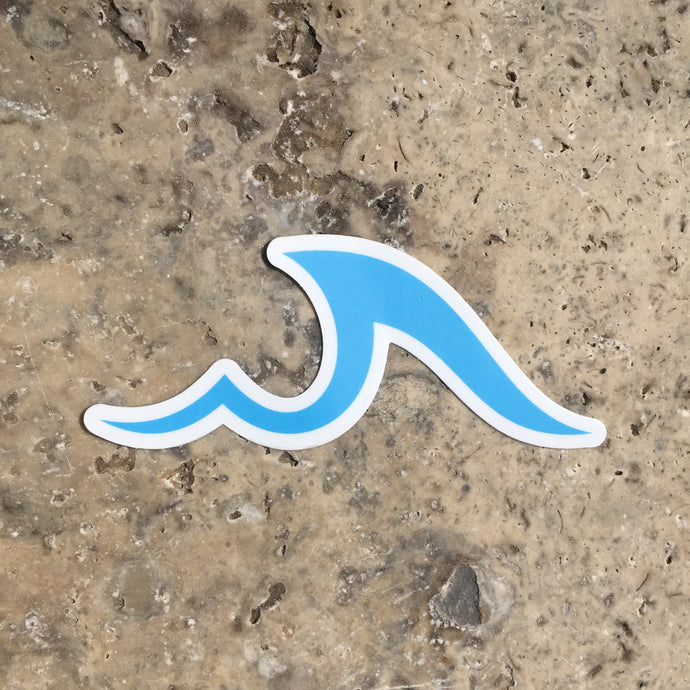 Wave Logo Decal (Blue)