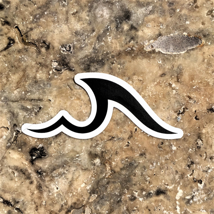 Wave Logo Decal (Black)